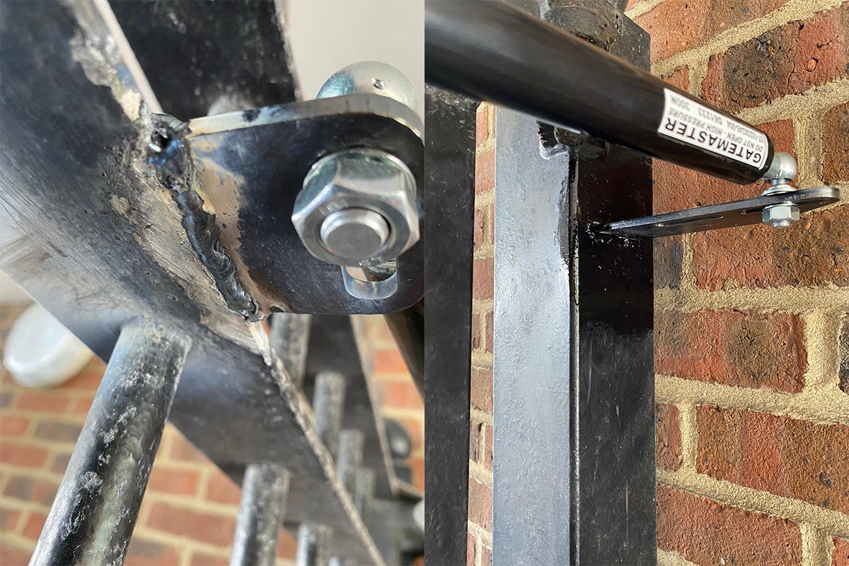 gate repair through metal work